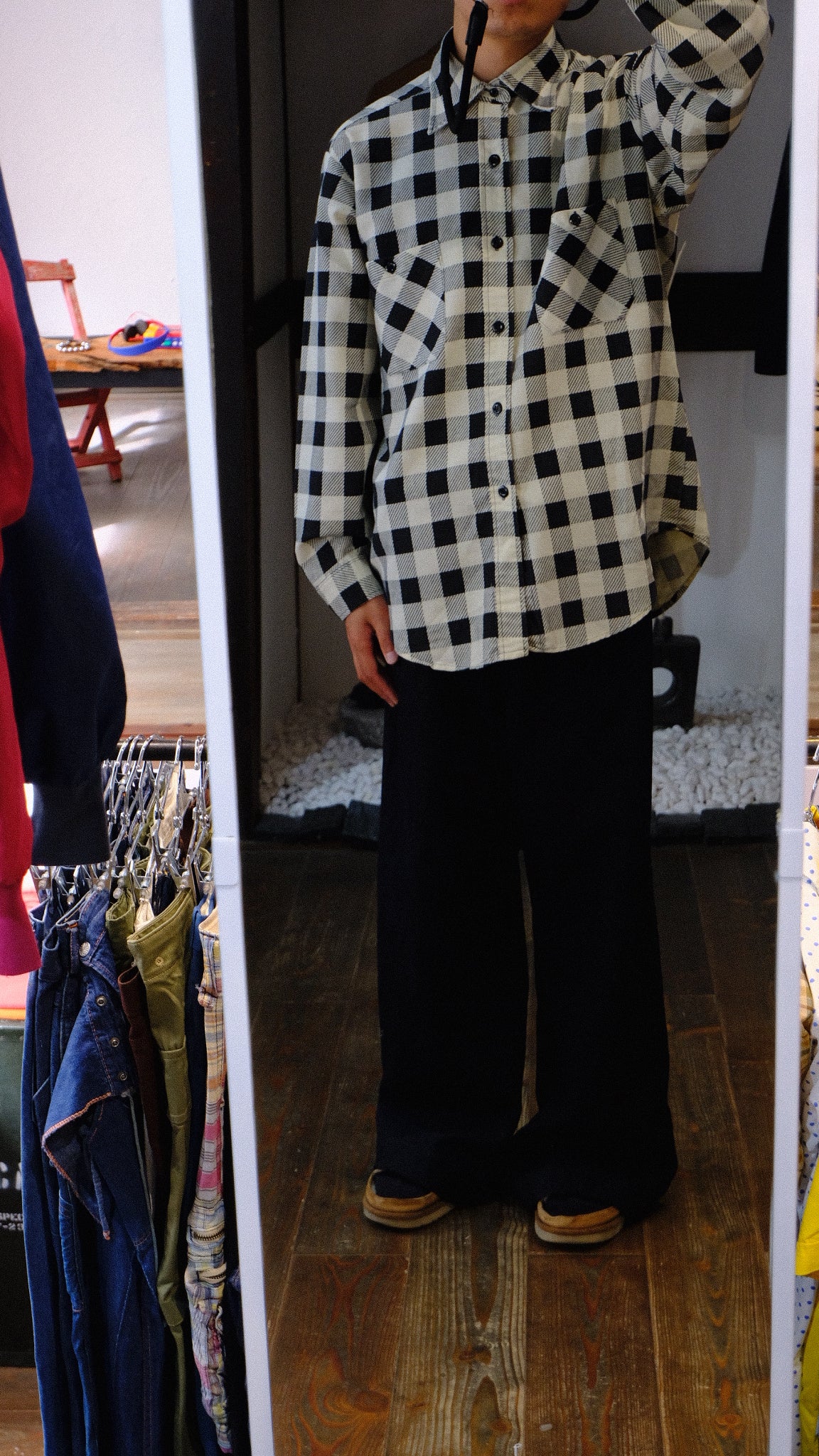 Sears Print Flannel Shirt 70s