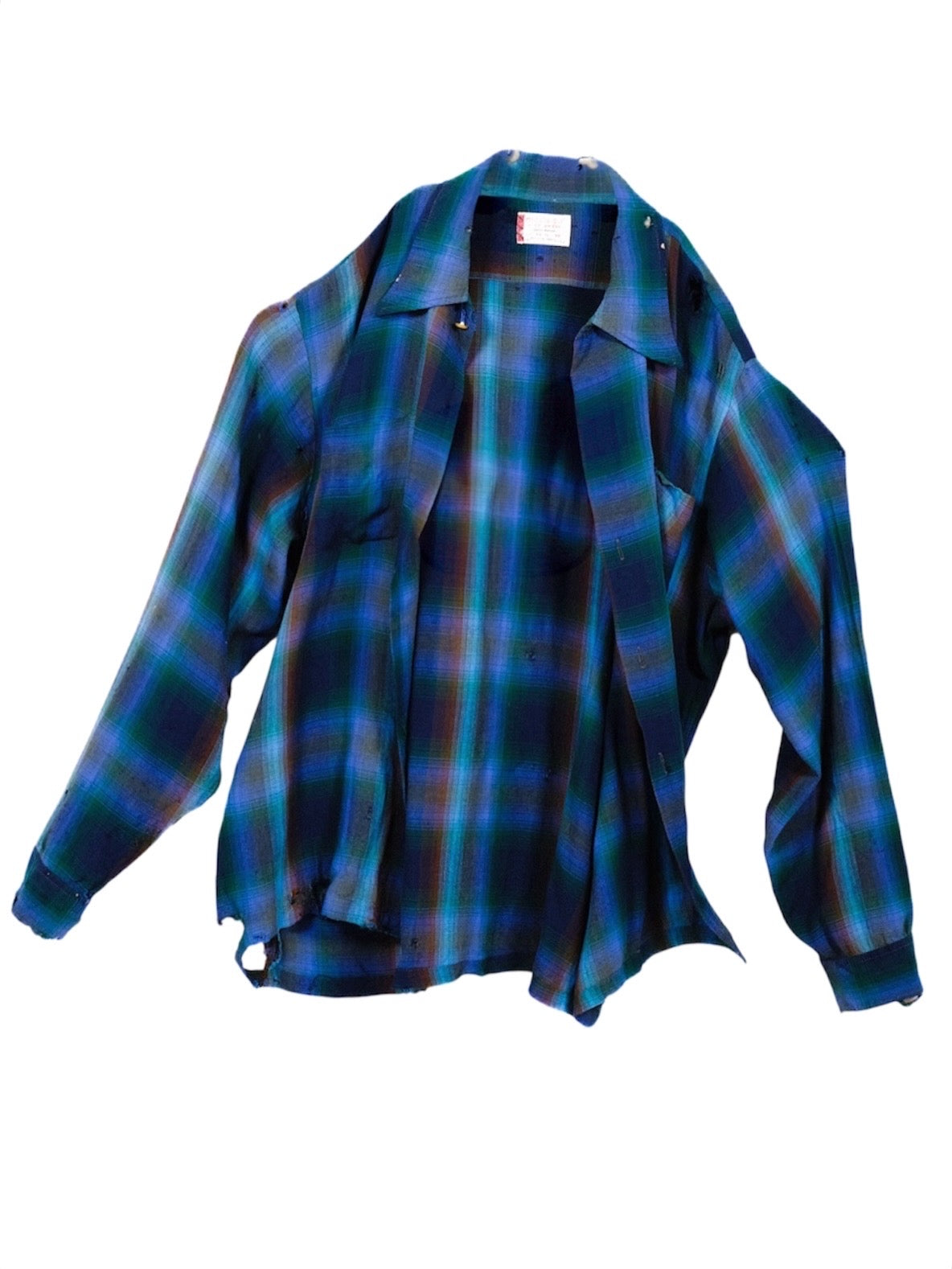 Mac Phergus Ombre Rayon Shirt “Boro” 70s 17/2