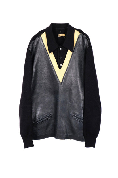 Leather‎ Switched Pullover 50s~60s