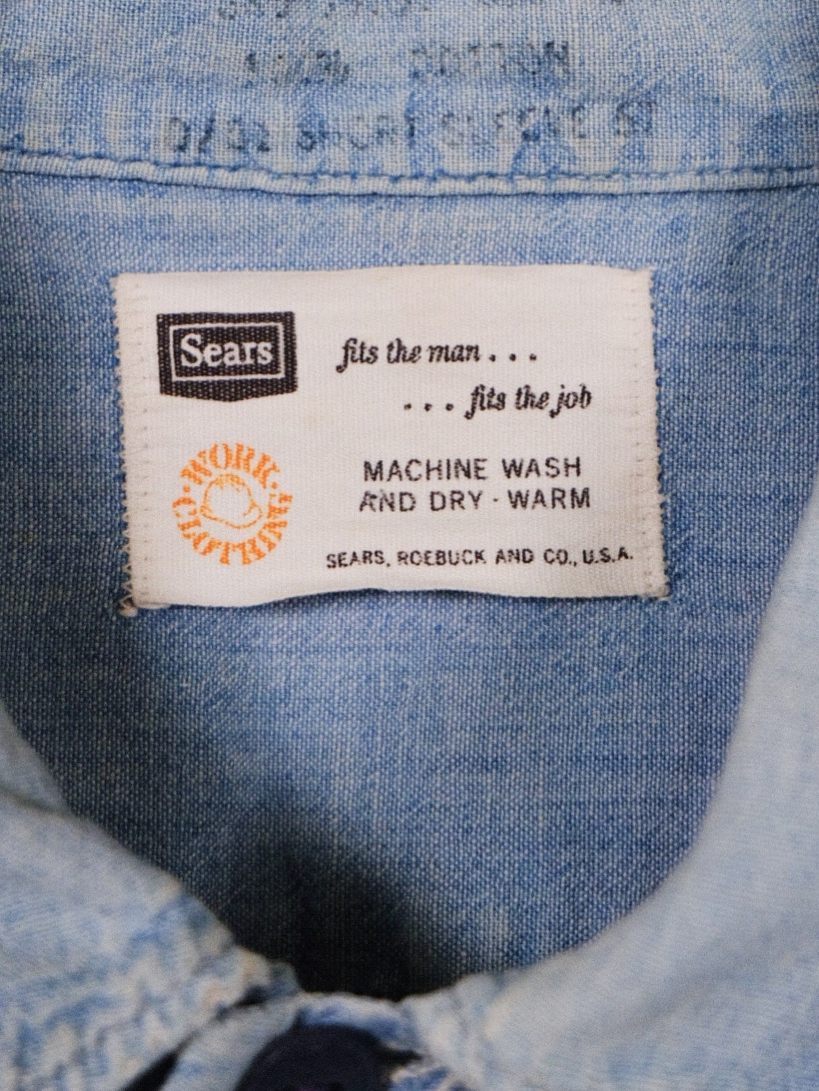Sears Chambray Shirt 60s