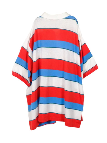 ARROW Stripe Pattern Polo shirt 80s