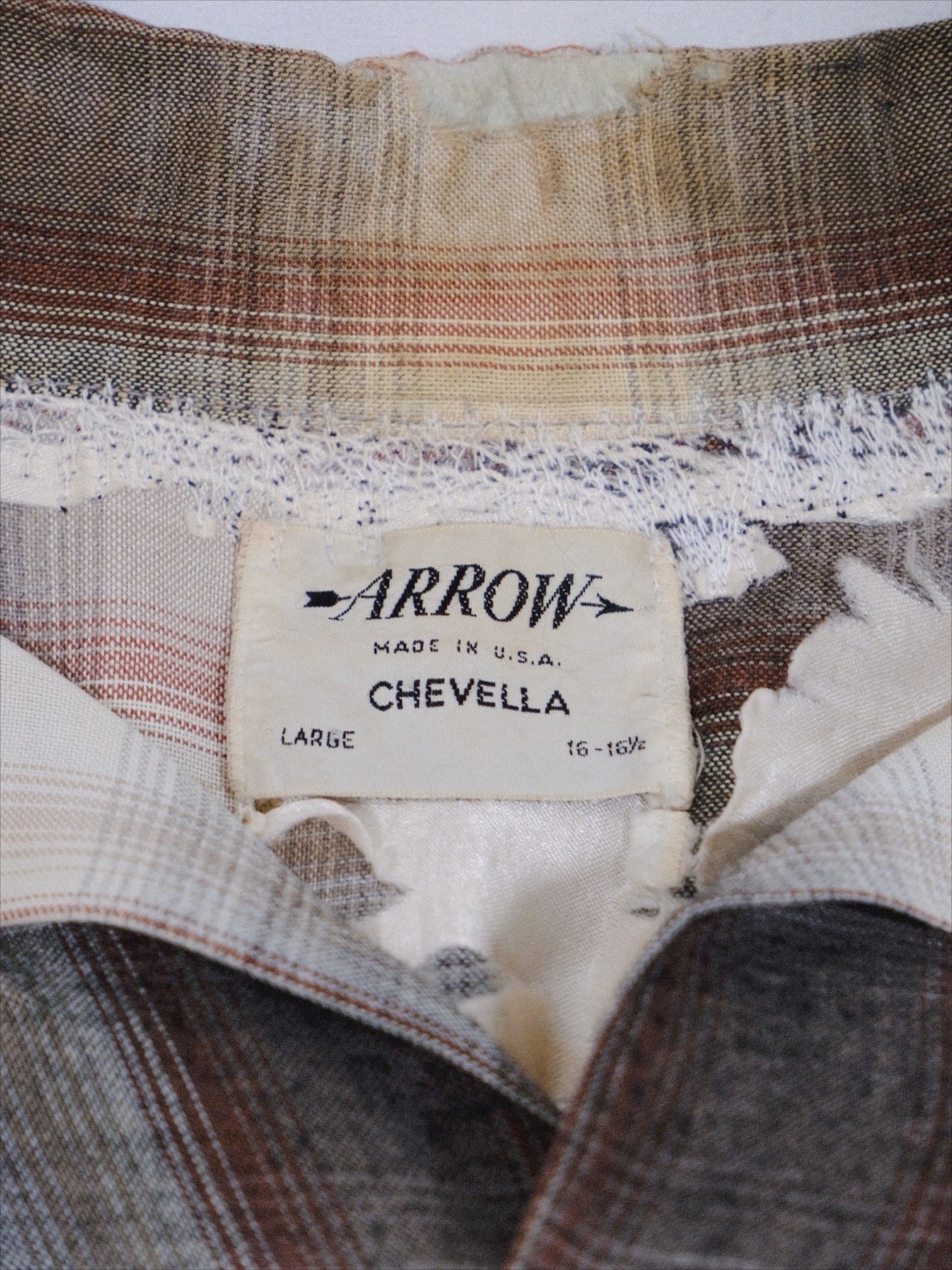 ARROW Ombre Rayon Shirt “Boro” 16-16/2 50s~60s