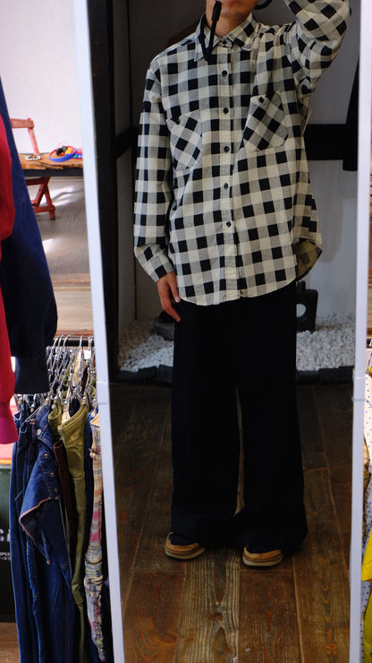 Sears Print Flannel Shirt 70s