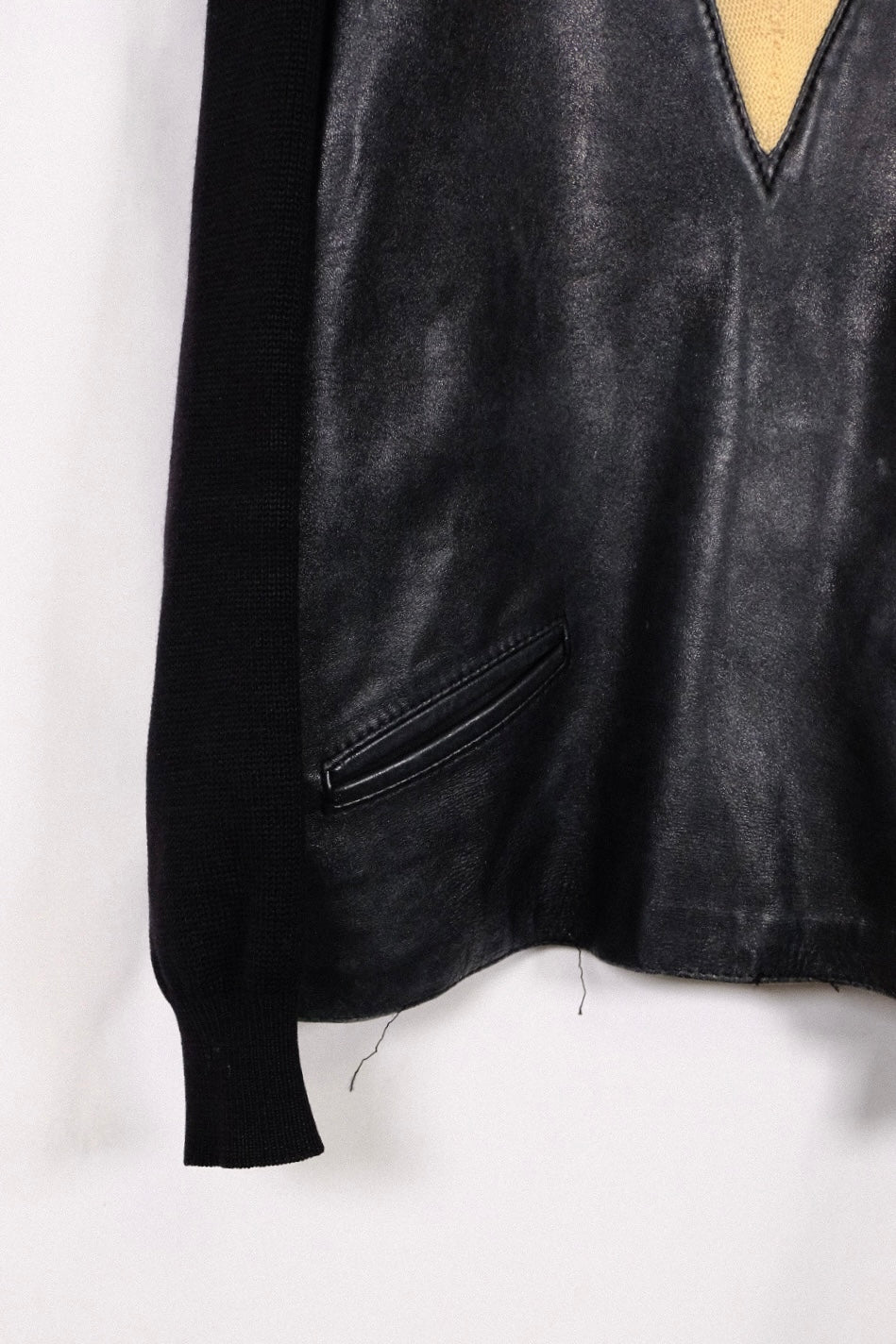 Leather‎ Switched Pullover 50s~60s