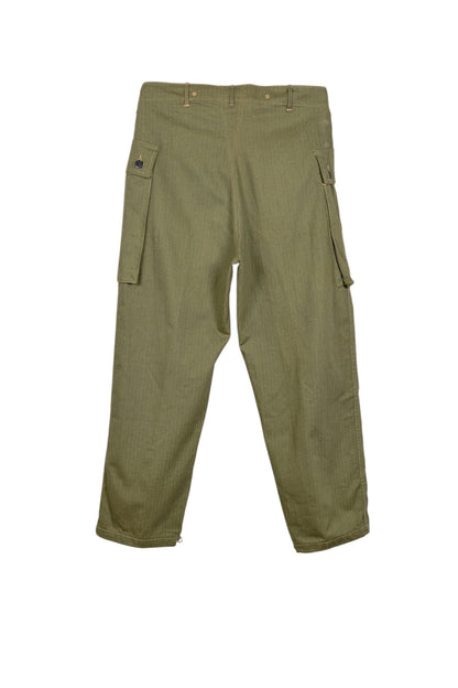 USMC P-44 HBT Trousers with the back pocket removed 40s