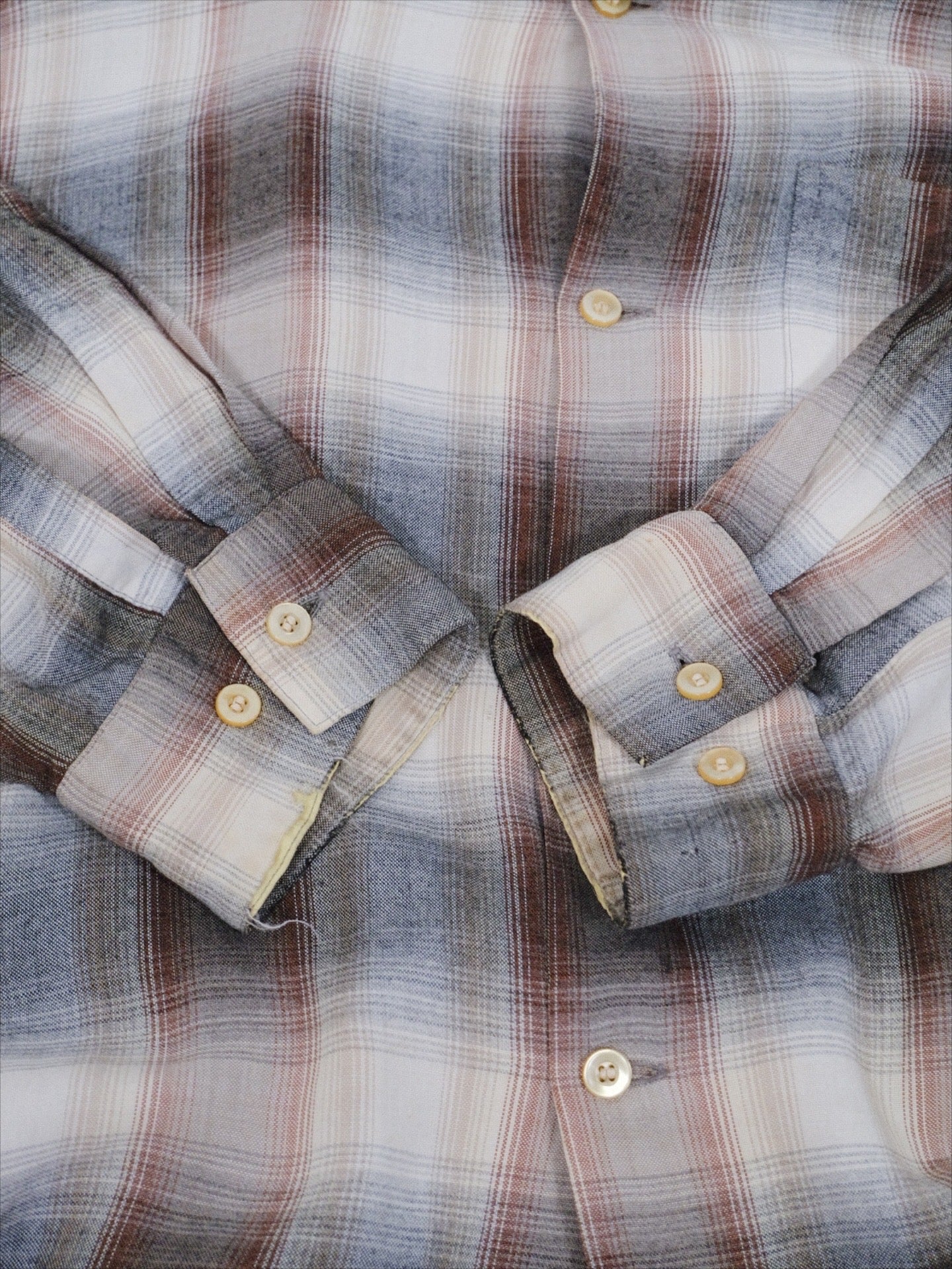 ARROW Ombre Rayon Shirt “Boro” 16-16/2 50s~60s