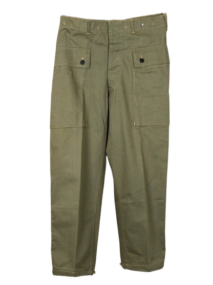 USMC P-44 HBT Trousers with the back pocket removed 40s