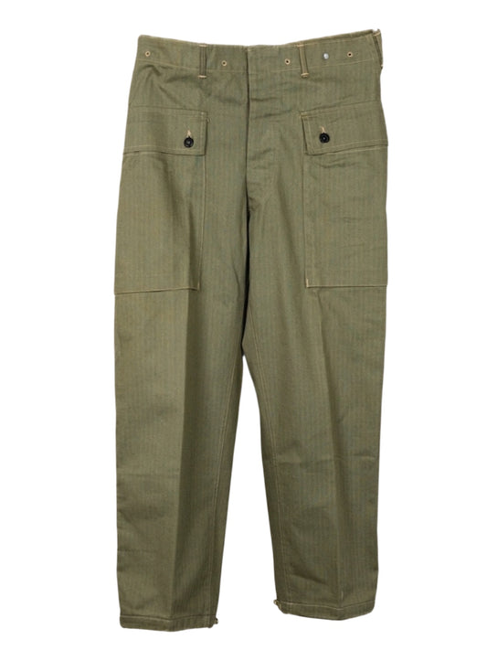 USMC P-44 HBT Trousers with the back pocket removed 40s